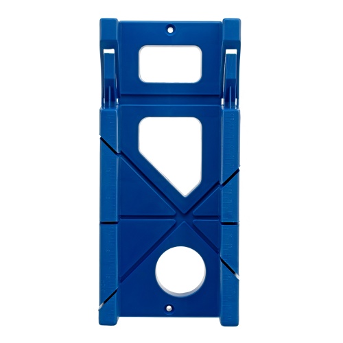 Стусло пластиковое, синее, 4 угла для запила, пила 350 мм Сибртех фото 5