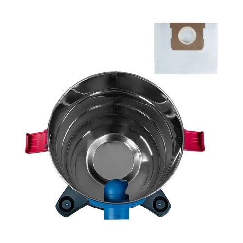 Строительный пылесос ТРИГГЕР 20701 сетевой 1400Вт, н/ж бак=30л, Lкабеля=5м, розетка тов-220314 фото 3