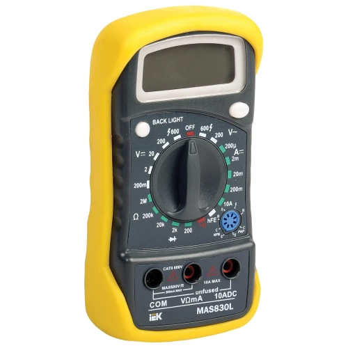 Цифровой мультиметр IEK Master MAS830L TMD-3L-830 3669447