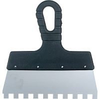 Шпатель фасадный Biber 35236 200 мм зуб 10х10 мм