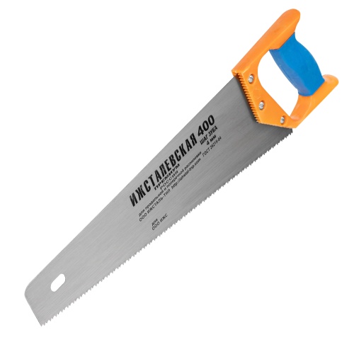 Ножовка по дереву, 400 мм, шаг зубьев 4 мм, пластиковая рукоятка Ножовка по дереву, 400 мм, шаг зубьев 4 мм, пластиковая рукоятка