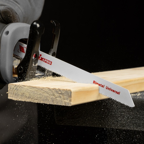 Полотна универсальные для сабельной пилы S1122VF, 200/1.8-2.5 мм, Bimetal, 2 шт, Pro Matrix фото 8