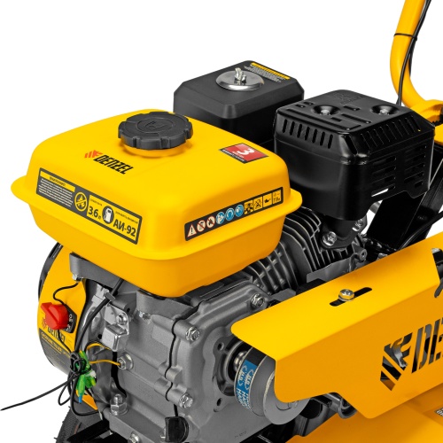 Мотоблок DPT-170S, 7 л.с., ремен.сцеп, фрез 3х4, ШОМ, передачи 2В/1Н Denzel фото 12