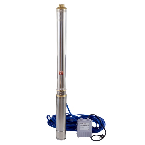 Скважинный насос DWC-4-140, центробежный, диаметр 4", 2000 Вт, 6000 л/ч, напор 140 м Denzel фото 3