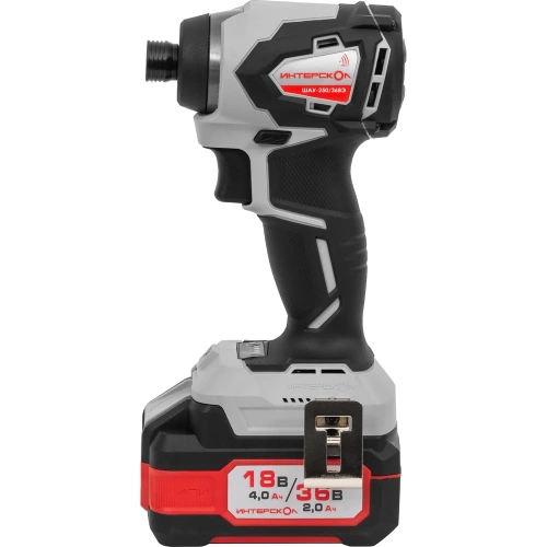 Бесщеточный ударный аккуммуляторный шуруповерт Интерскол ШАУ-250/36ВЭ Li-ion АПИ (кейс, 2 аккум. 2,0Ач, ЗУ) 862.2.2.70 фото 3 Бесщеточный ударный аккуммуляторный шуруповерт Интерскол ШАУ-250/36ВЭ Li-ion АПИ (кейс, 2 аккум. 2,0Ач, ЗУ) 862.2.2.70 фото 3