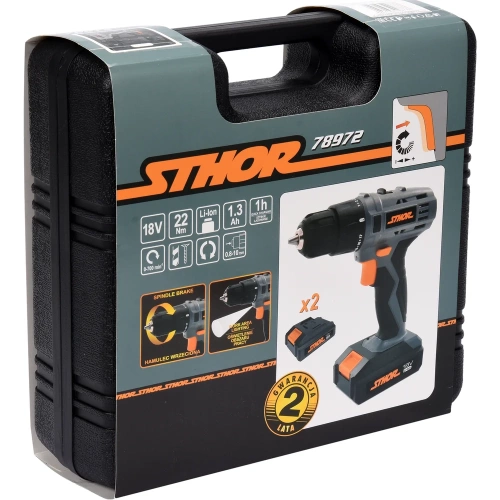 Аккумуляторная дрель-шуруповерт STHOR 78972 фото 9