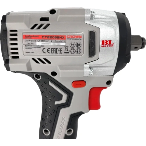 Набор инструмента CROWN гайковерт аккумуляторный (кейс), дрель-шупруповерт, универсальный аккумулятор 20VMax CT22062HX-4 BMC + CT21075HMX фото 8 Набор инструмента CROWN гайковерт аккумуляторный (кейс), дрель-шупруповерт, универсальный аккумулятор 20VMax CT22062HX-4 BMC + CT21075HMX фото 8