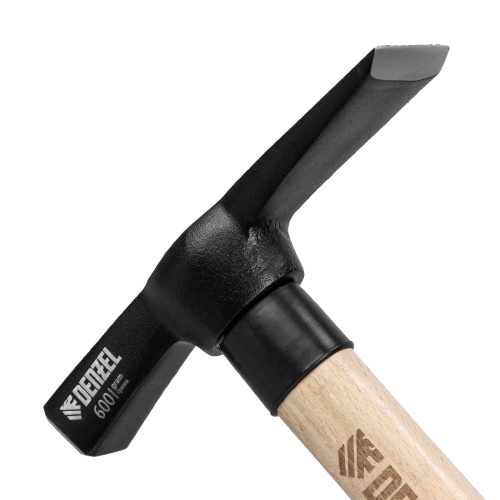 Молоток каменщика, 600 г, буковая рукоятка, EFP Denzel фото 4