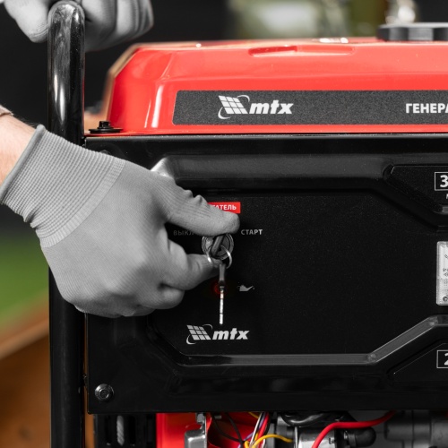 Генератор бензиновый RS-4000E, 3,3 кВт, 230В, электростартер MTX фото 25