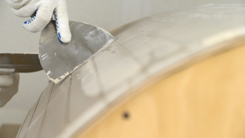 Гипсокартон ГКЛА Knauf ГСП-А УК арочный 2500х1200х6,5 мм фото 11