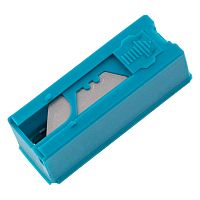 Лезвия, 19 мм, трапециевидные, пластиковый пенал, 12 шт Gross