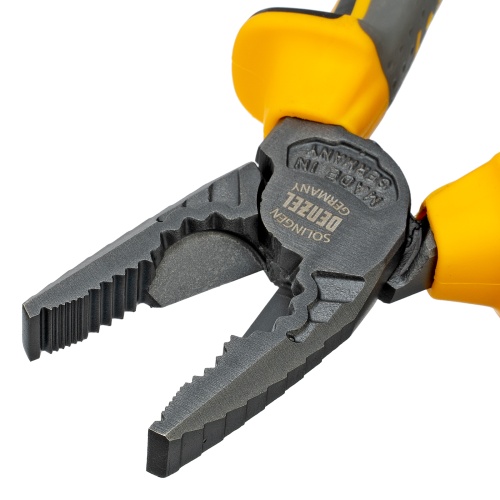 Плоскогубцы комбинированные 180 мм, трехкомпонентные рукоятки Denzel фото 4