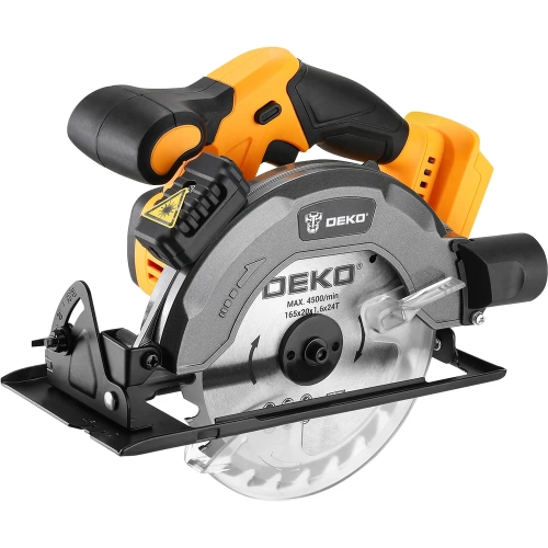 Дисковая (циркулярная) пила аккумуляторная DEKO DKCS20DA, 20В, 165мм, 1x4.0Ач 085-1155 фото 6 Дисковая (циркулярная) пила аккумуляторная DEKO DKCS20DA, 20В, 165мм, 1x4.0Ач 085-1155 фото 6