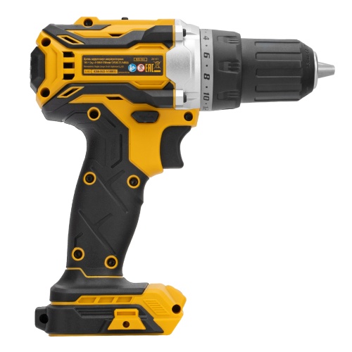 Дрель-шуруповерт аккумуляторная, бесщет. BLDL-18-0 Li-Ion, 18 В Denzel фото 3