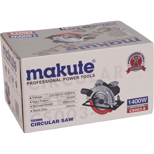 Циркулярная пила Makute (1400Вт, 185мм) CS003-S фото 4 Циркулярная пила Makute (1400Вт, 185мм) CS003-S фото 4