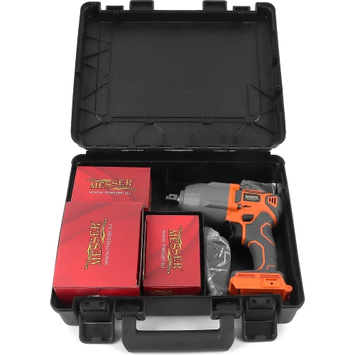 Аккумуляторный ударный гайковерт MESSER DCW6 1000 Нм, М24, 20 В, 4 Ач 05-41-064 фото 3 Аккумуляторный ударный гайковерт MESSER DCW6 1000 Нм, М24, 20 В, 4 Ач 05-41-064 фото 3