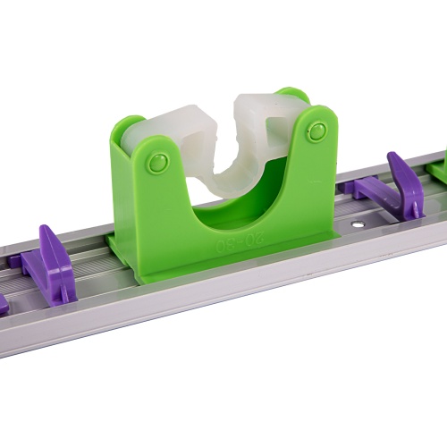 Алюминиевый настенный держатель для садово - огородного инструмента, 4 ячейки, 4 крюка, Palisad фото 4