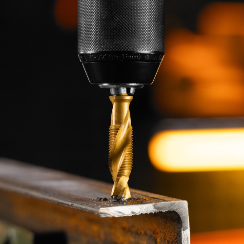 Сверло-метчик М12 х 1,25 мм, Р6М5// Denzel фото 9