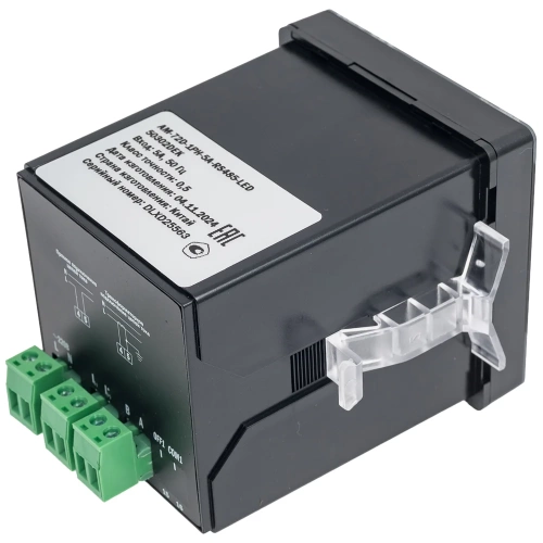 Амперметр цифровой DEKraft 72x72мм однофазный, вход 5А, выход RS485, LED-дисплей АМ-72D 50302DEK фото 3 Амперметр цифровой DEKraft 72x72мм однофазный, вход 5А, выход RS485, LED-дисплей АМ-72D 50302DEK фото 3