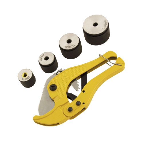 Аппарат для сварки пластиковых труб DWP-750, 750 Вт, 0-300 град, 4 насадки, 20-40 мм Denzel фото 4