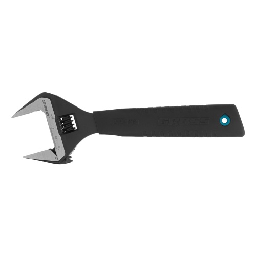 Ключ разводной, 200 мм, CrV, тонкие губки, защитные насадки Gross фото 3