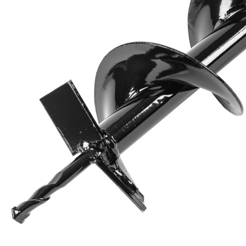 Шнек для грунта E-100, диаметр 100 мм, длина 800 мм,соединение 20 мм, несъемный нож Denzel фото 3