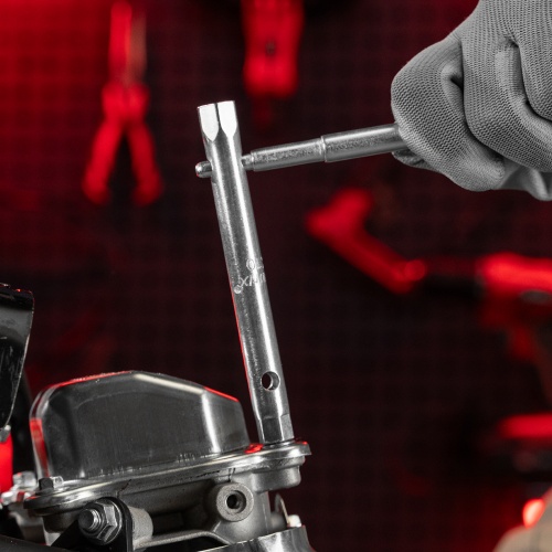 Ключ трубчатый торцевой 8 х 10 мм, оцинкованный Matrix фото 5