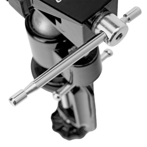 Тиски настольные, многофункциональные, сменная насадка, хомут для дрели, шарнирный механизм, 70 мм Matrix фото 11