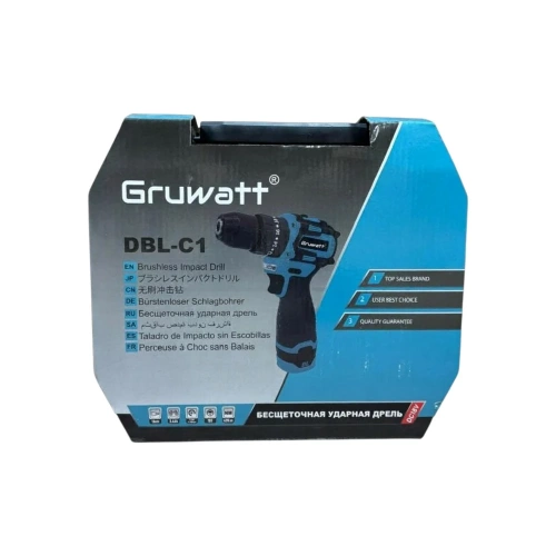 Бесщеточная ударная дрель Gruwatt DBL-C1 фото 10