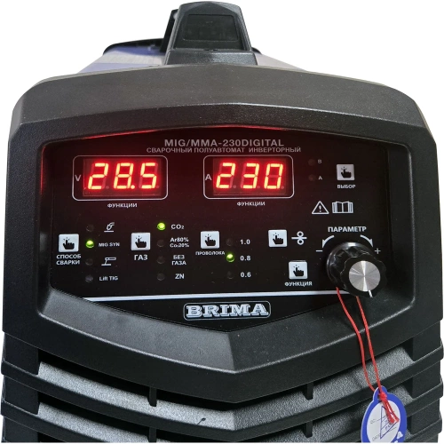 Полуавтомат Brima MIG/MMA-230 220В DIGITAL БП-00000595 фото 3 Полуавтомат Brima MIG/MMA-230 220В DIGITAL БП-00000595 фото 3