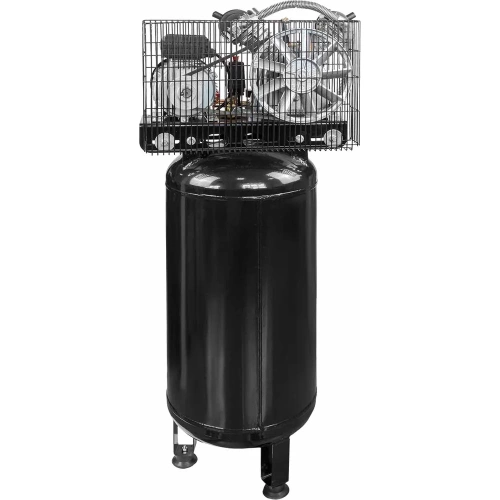 Компрессор 2-х поршневой с ременным приводом Rockforce вертикальный 2.2кВт, ресивер 100л, 250л/м, 220В RF-TB265-100[vertical](58441) фото 8