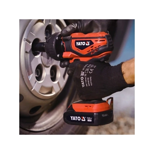 Аккумуляторный ударный гайковерт YATO 18 В, 1/2", 300 Нм YT-82804 фото 6 Аккумуляторный ударный гайковерт YATO 18 В, 1/2", 300 Нм YT-82804 фото 6