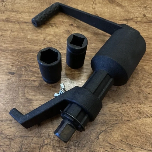 Баллонный ключ Сервис Ключ с редуктором, 2-х скоростной, 32х33 70706 фото 3