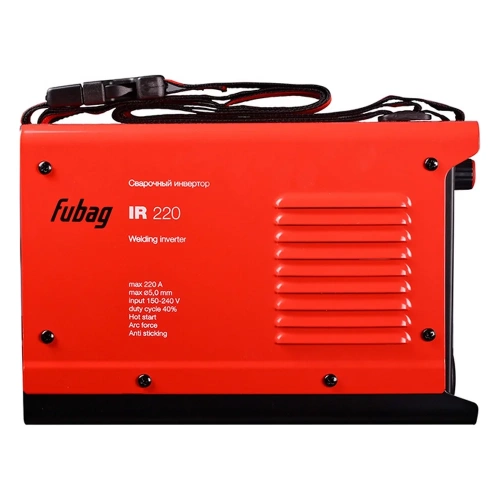 Инвертор MMA сварки FUBAG IR 220, сварочный ток 220А, рабочее напряжение 150-240В 46638 фото 7
