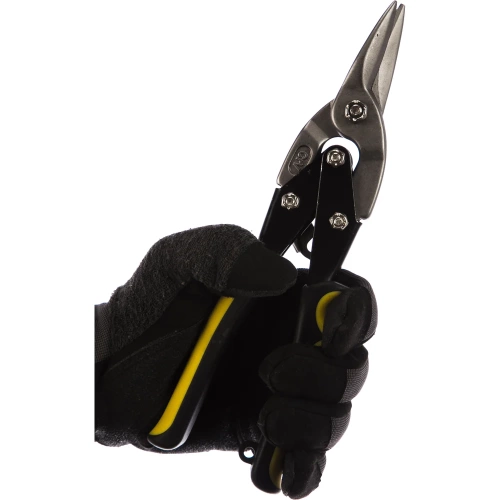 Усиленные ручные рычажные ножницы по металлу Berger BG прямой рез 250 мм BG1233 фото 4