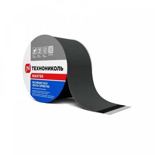 Лента самоклеящаяся Nicoband Duo, 10 м х 10 см, двухсторонний фото 4
