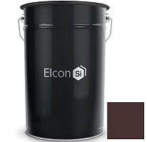 Грунт-эмаль по ржавчине Elcon 3 в 1 матовая Ral 8019 темно-коричневая 25 кг