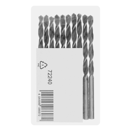 Сверло по металлу, 4 мм, быстрорежущая сталь, 10 шт, цилиндрический хвостовик Сибртех фото 6 Сверло по металлу, 4 мм, быстрорежущая сталь, 10 шт, цилиндрический хвостовик Сибртех фото 6