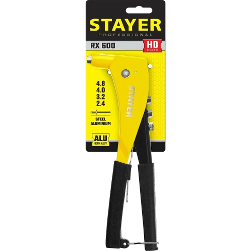 Усиленный литой заклепочник STAYER Professional 250 мм, 2.4 - 4.8 мм, RX-600 3104_z01 фото 4
