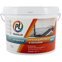 Краска для стен и потолков Profilux негорючая 14 кг