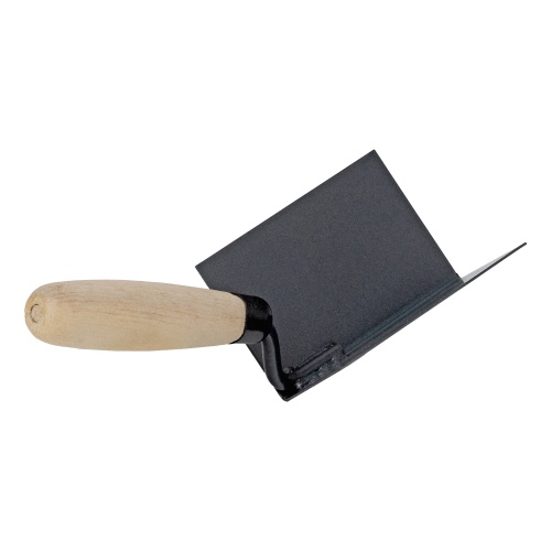 Кельма угловая, 110 х 75 х 75 мм, стальная, для внутренних углов, буковая ручка Сибртех фото 2