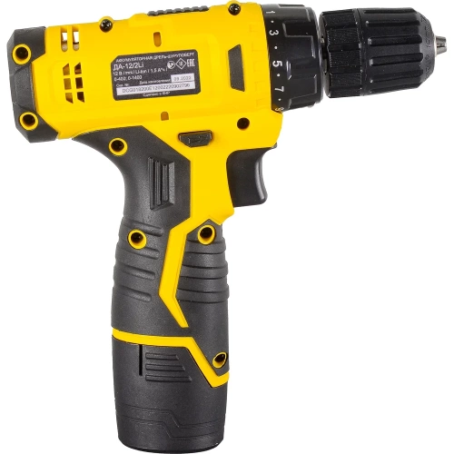 Аккумуляторная дрель-шуруповерт Eurolux ДА-12/2Li 72/14/38 фото 11