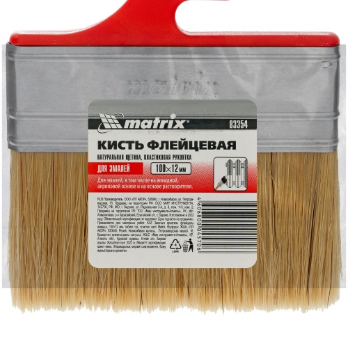 Кисть флейцевая "Эмали" Color Line 100 х 12 мм Matrix фото 4