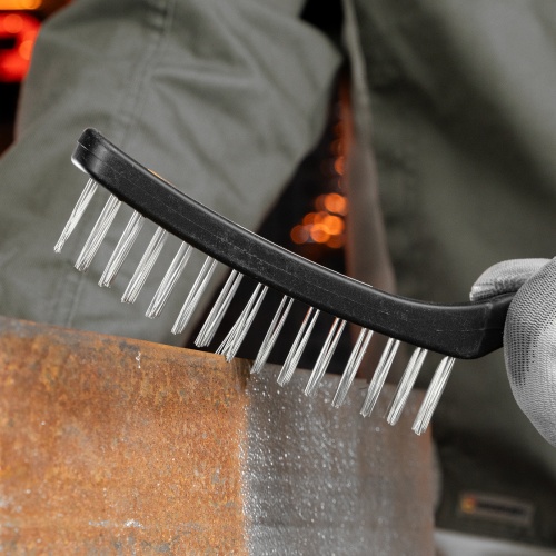 Щетка четырехрядная металлическая с пластмассовой ручкой Sparta фото 11