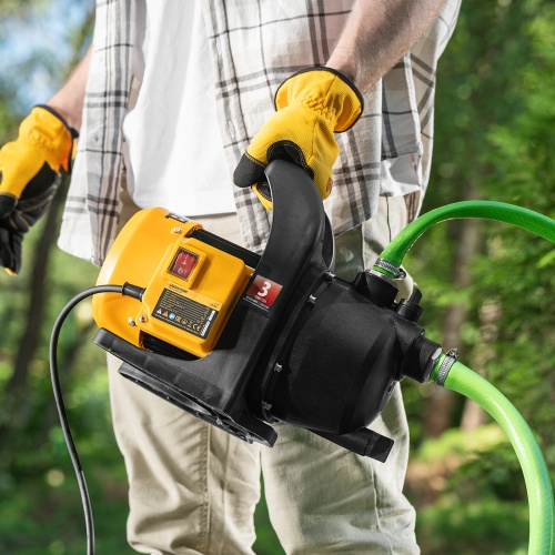 Садовый поверхностный насос GPL600, 600 Вт, 3000 л/ч, подъем 35 м, пластик Denzel фото 23