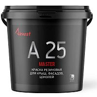 Краска резиновая Аквест-25 База А для крыш и фасадов 2,4 кг