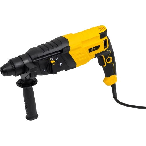 Перфоратор DELI SDS PLUS 1000Вт DL-DC28-E2 (3,2 Дж, 4900уд/мин, 1100об/мин, кейс) 208258 фото 4