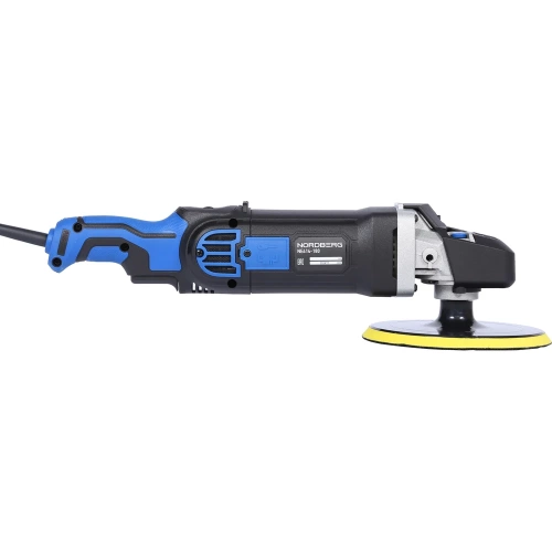 Полировальная машинка NORDBERG диск 180 мм, 600-3000 об/мин, 1500 Вт NE414-180 фото 6