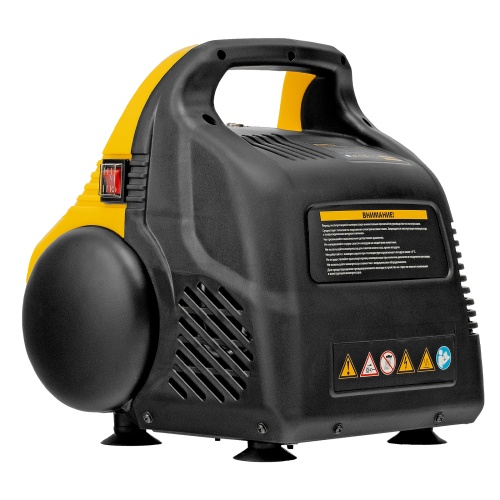 Компрессор воздушный безмасляный РС 1/6-180,1, 1 кВт, 180 л/мин, 6 л Denzel фото 4