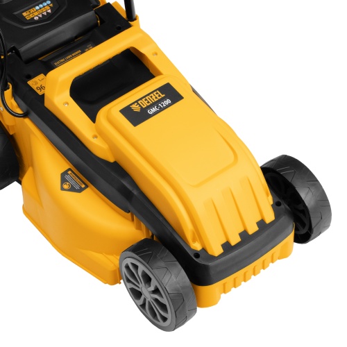 Газонокосилка электрическая GMC-1200, шир.,32см, 1200 Вт, 3 уров., травосб. 30 л Denzel фото 13